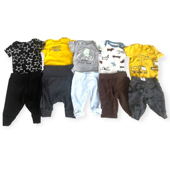 Baby Boy Clothes Bundle- Newborn (37 pieces) - Picture 3 of 8